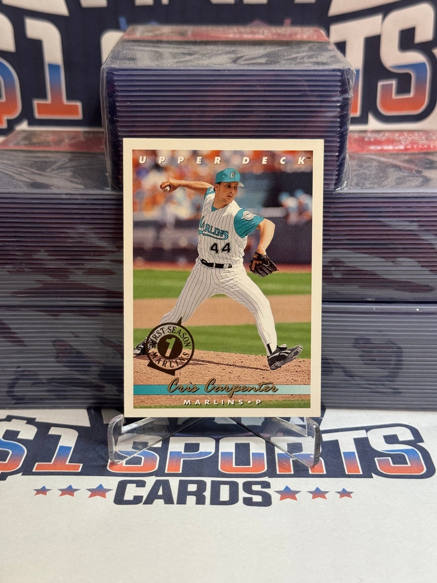 1993 Upper Deck (1st Marlins Season Stamp) Cris Carpenter #726