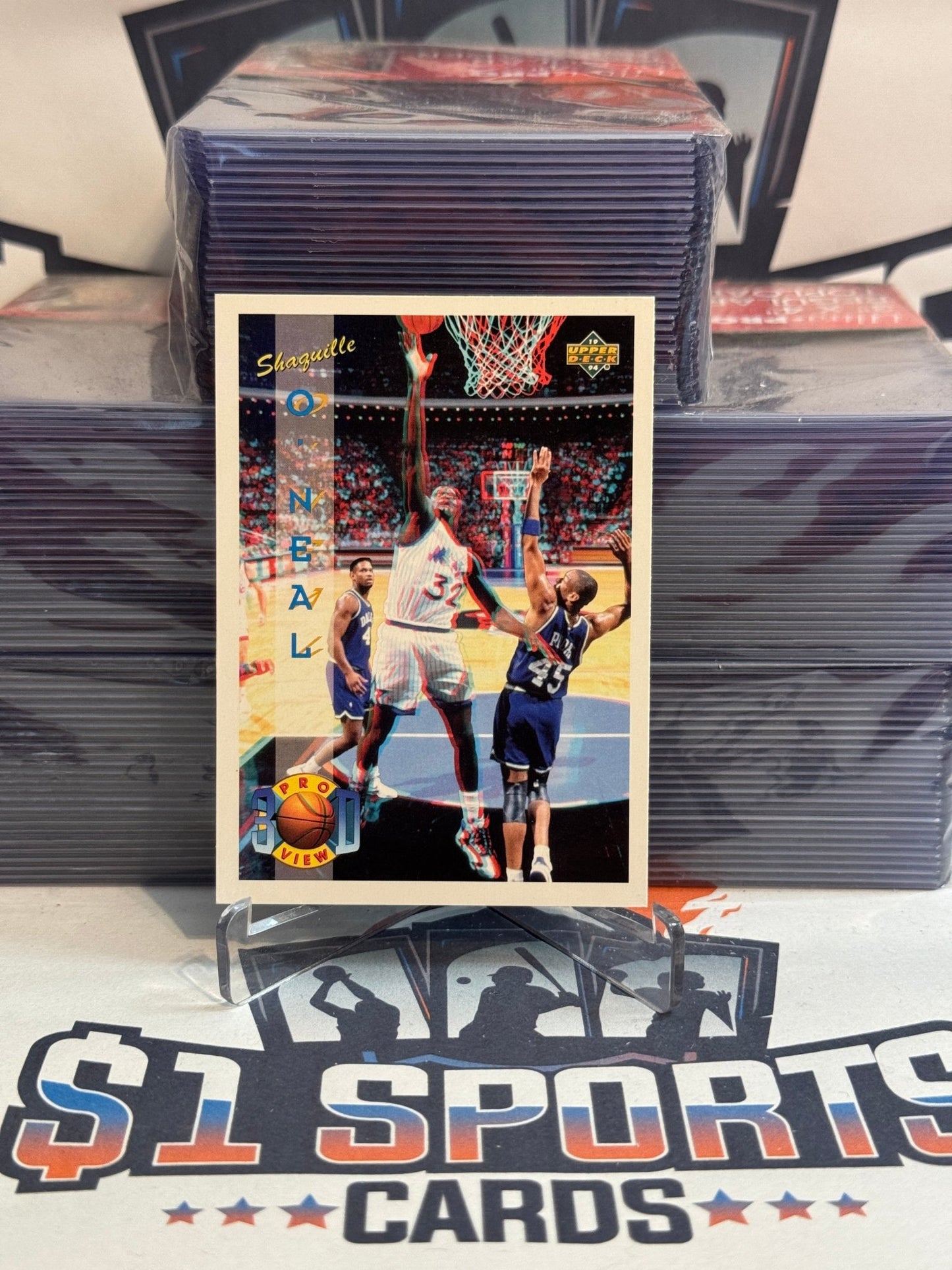 1993 Upper Deck (3 - D Pro View) Shaquille O'Neal #32