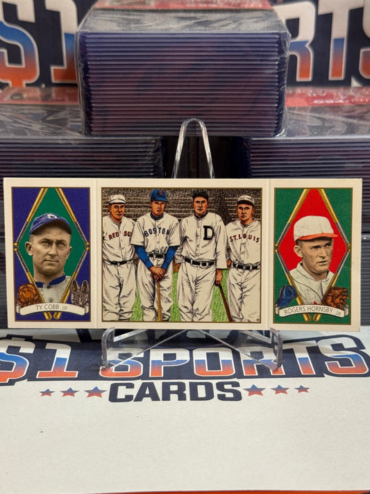 1993 Upper Deck B.A.T. Ty Cobb & Rogers Hornsby #160