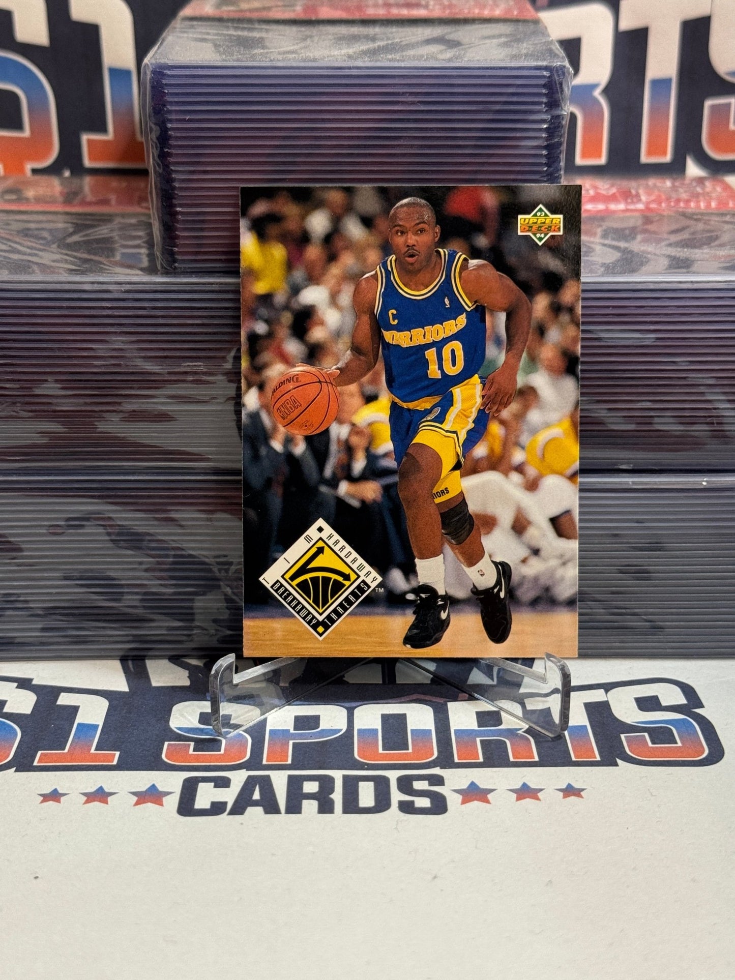 1993 Upper Deck (Breakaway Threats) Tim Hardaway Sr. #439