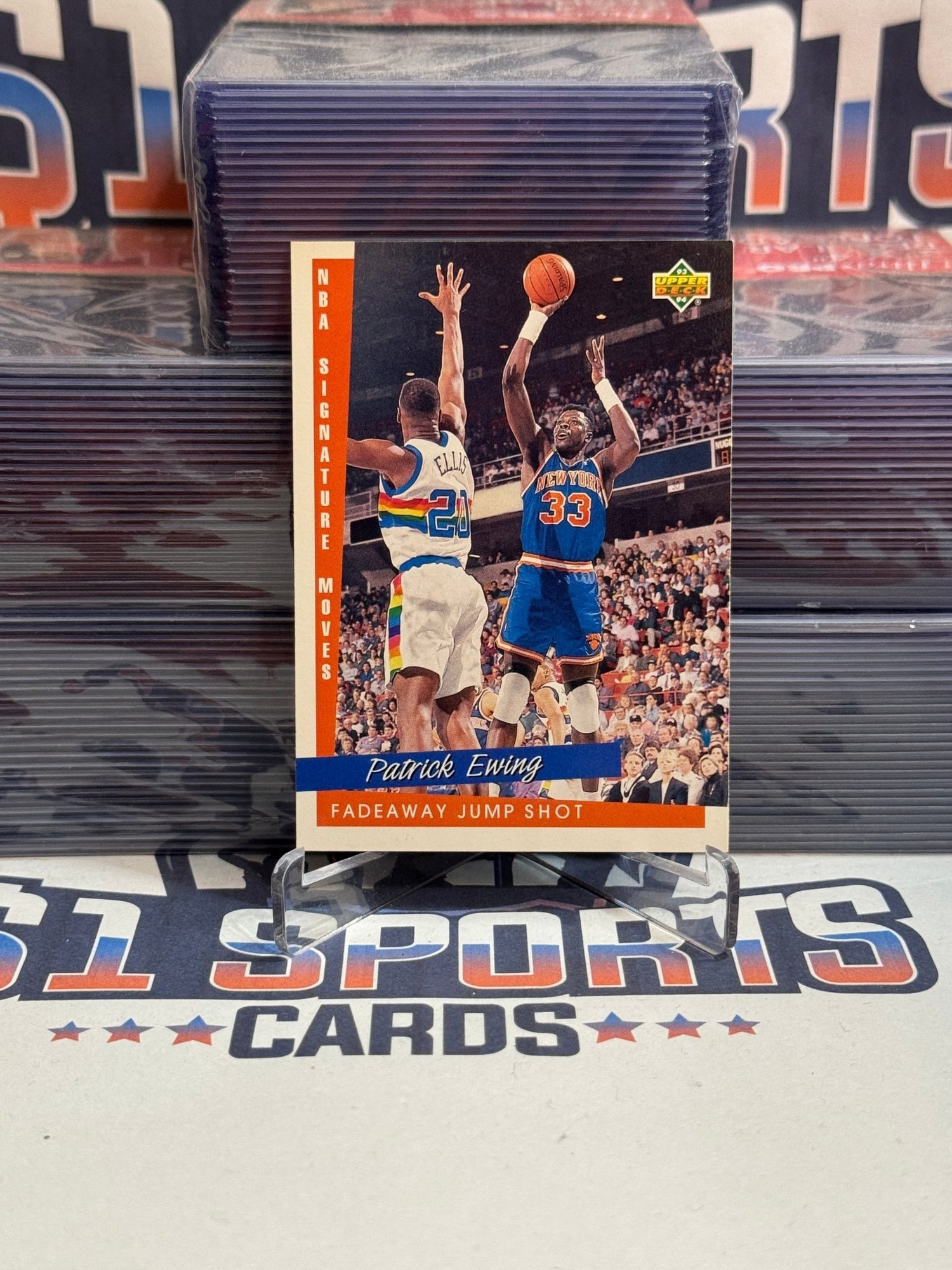 1993 Upper Deck (NBA Signature Moves) Patrick Ewing #244