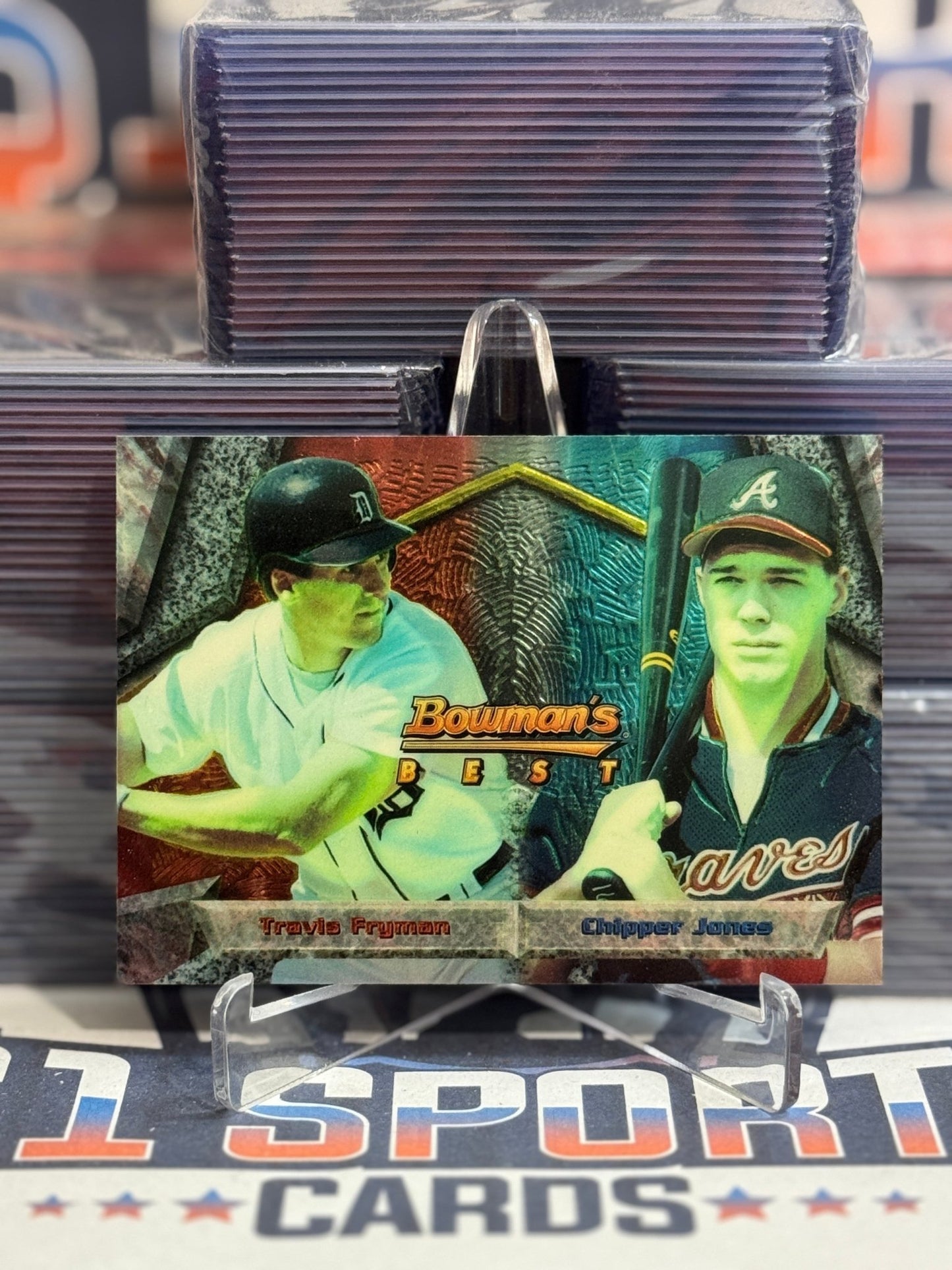 1994 Bowman's Best Chipper Jones & Travis Fryman 108