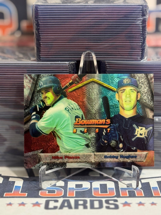 1994 Bowman's Best Mike Piazza & Bobby Hughes 104