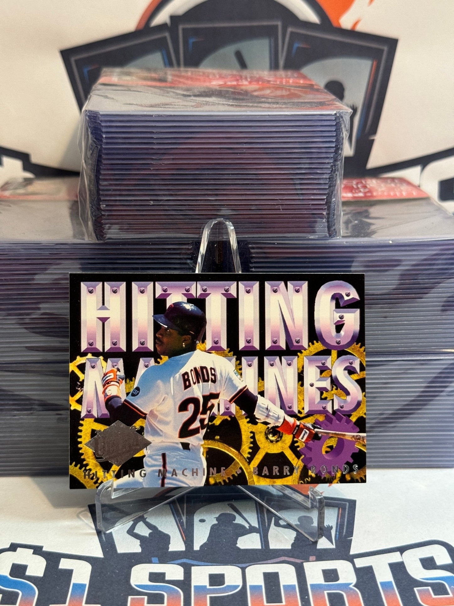 1994 Fleer Ultra (Hitting Machines) Barry Bonds #3