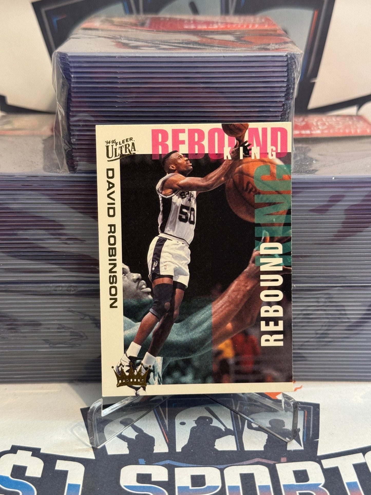 1994 Fleer Ultra (Rebound King) David Robinson #8