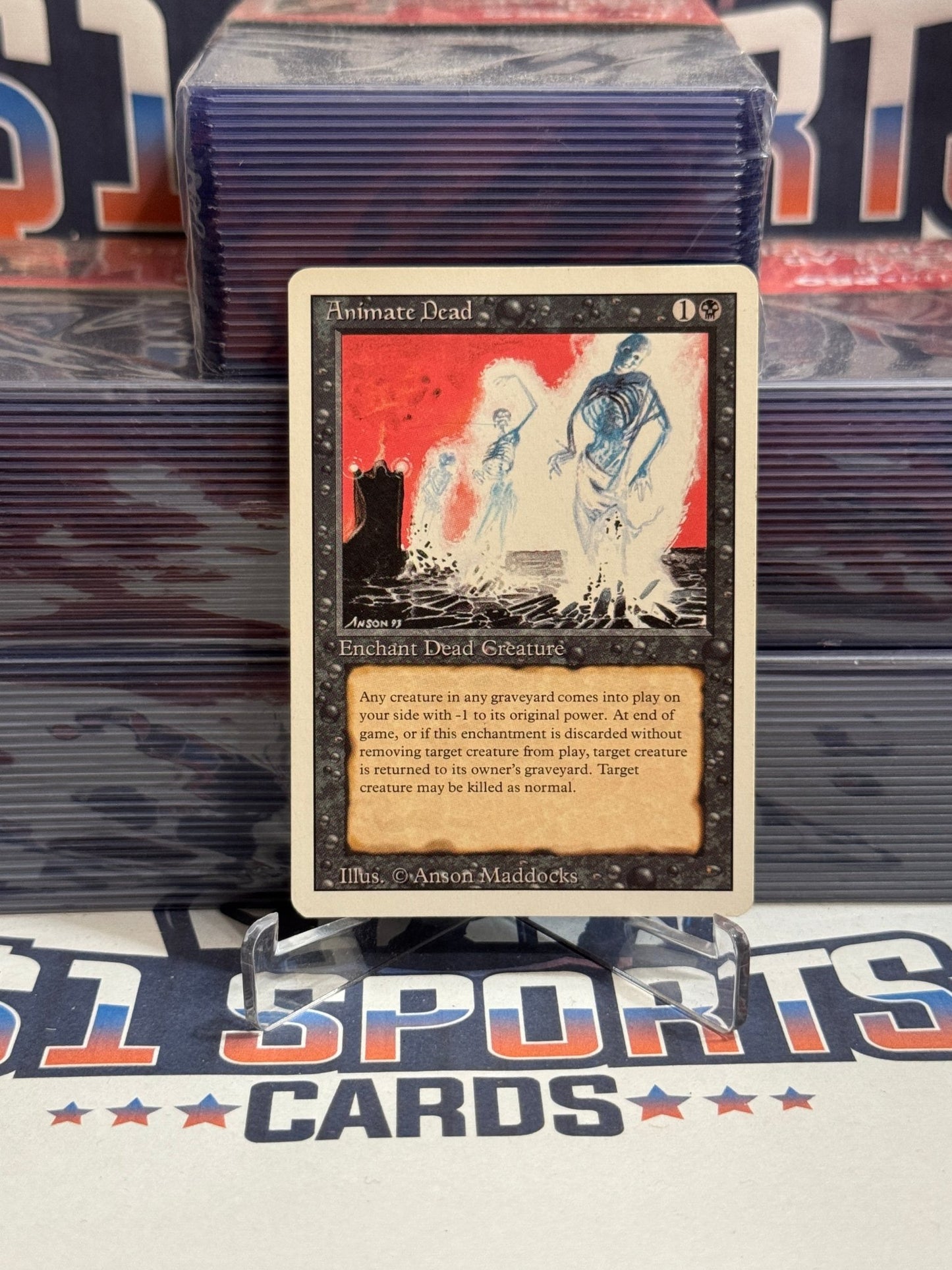 1994 Magic The Gathering (Revised Edition) Animate Dead #NNO