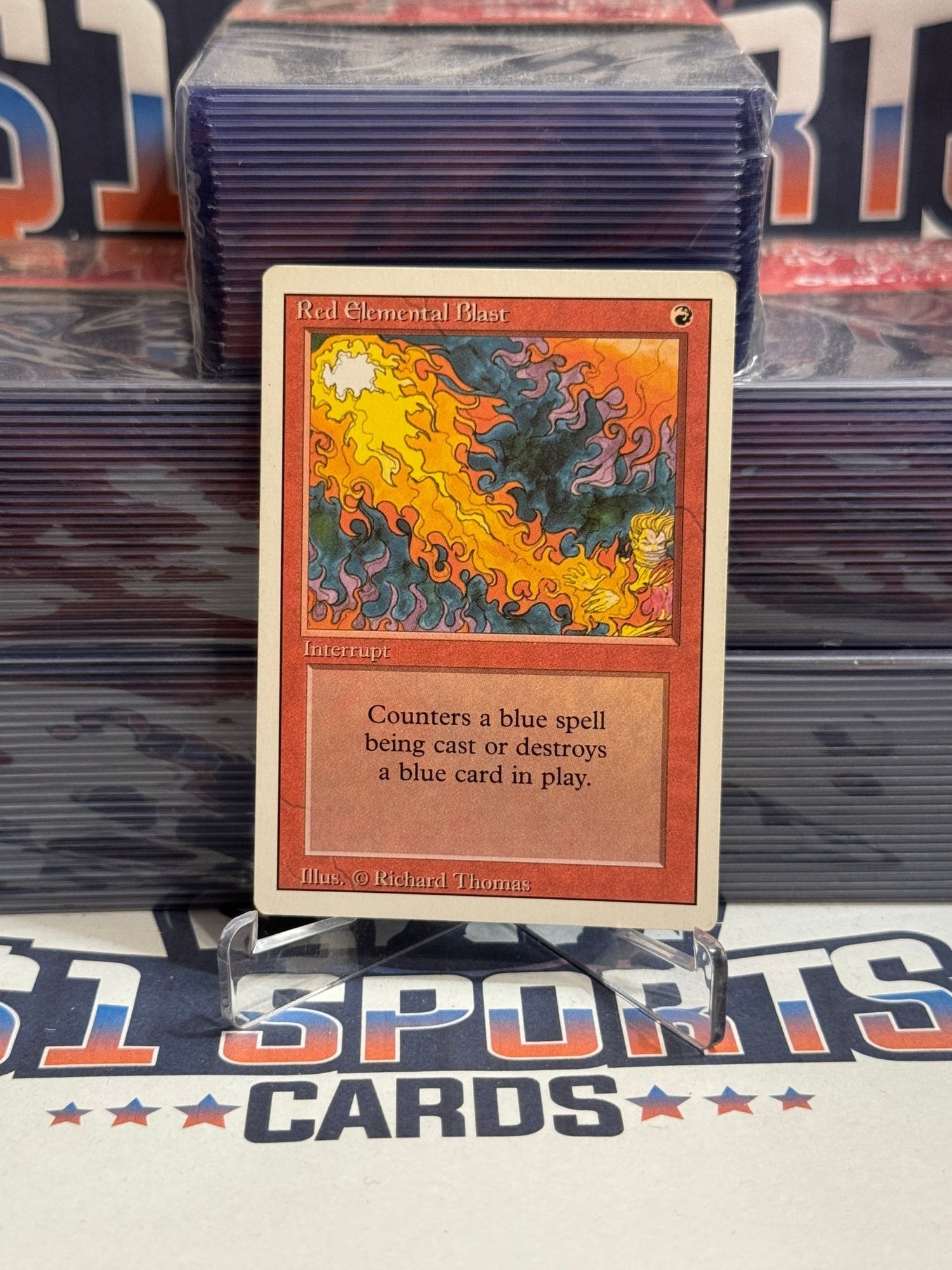 1994 Magic The Gathering (Revised Edition) Red Elemental Blast #NNO