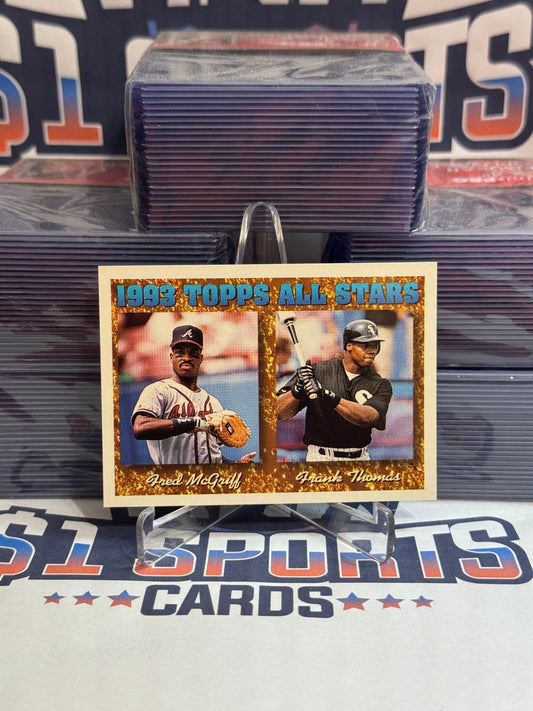 1994 Topps (All - Stars) Frank Thomas & Fred McGriff #384