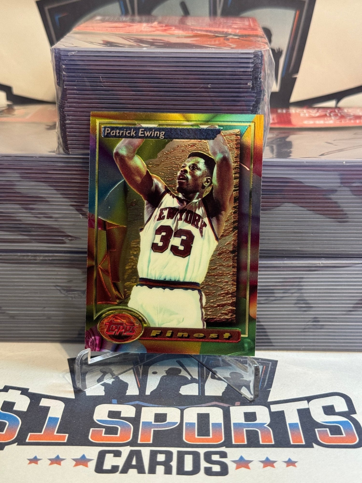 1994 Topps Finest (Moments) Patrick Ewing #165