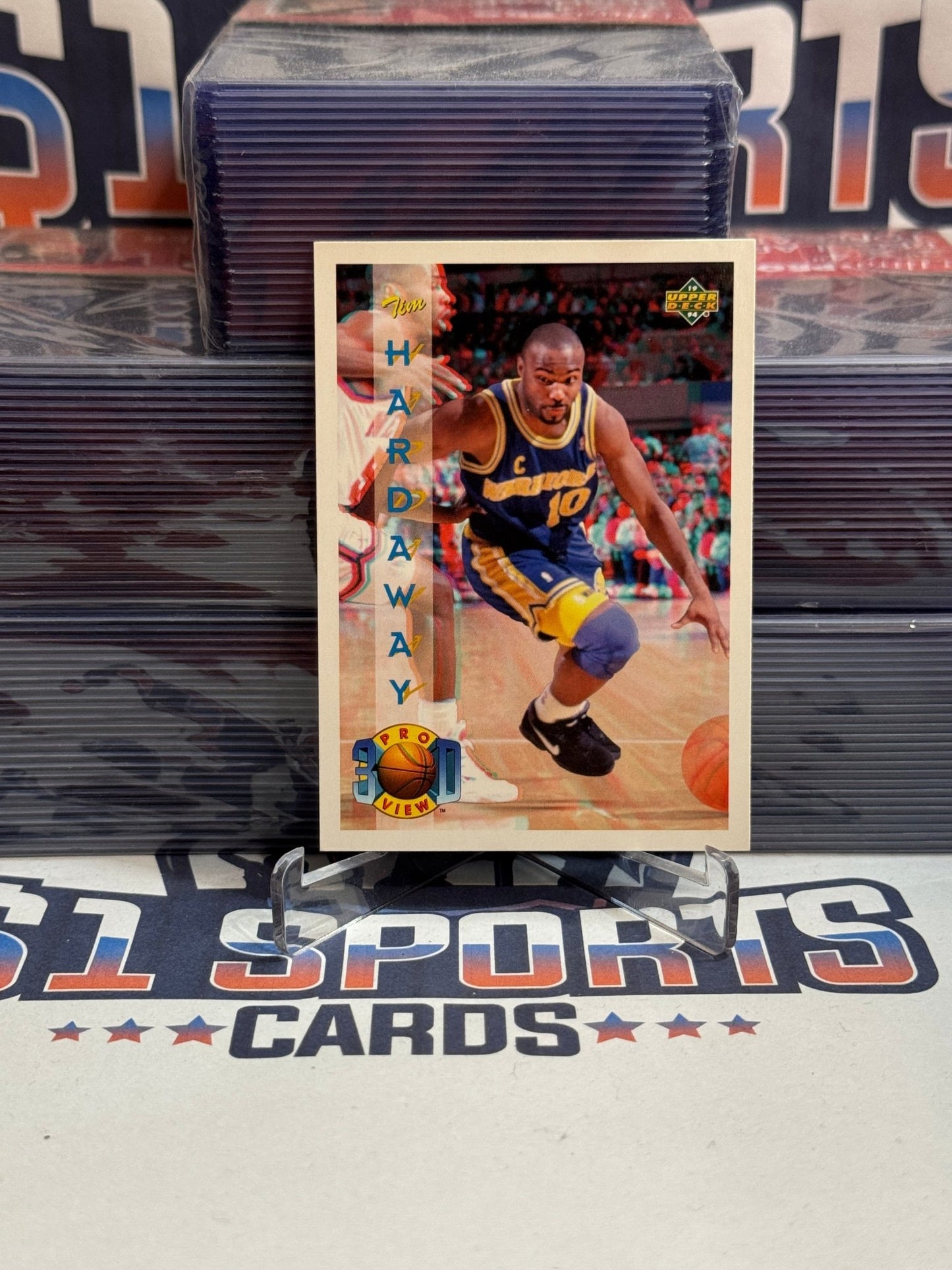 1994 Upper Deck (3 - D) Tim Hardaway Sr. #47