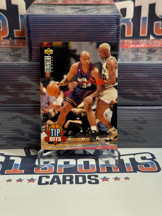 1994 Upper Deck Collector's Choice (Tip Offs, Dennis Rodman Pictured) Charles Barkley #186