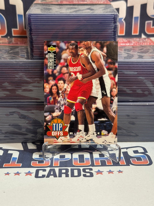 1994 Upper Deck Collector's Choice (Tip Offs) Hakeem Olajuwon #175