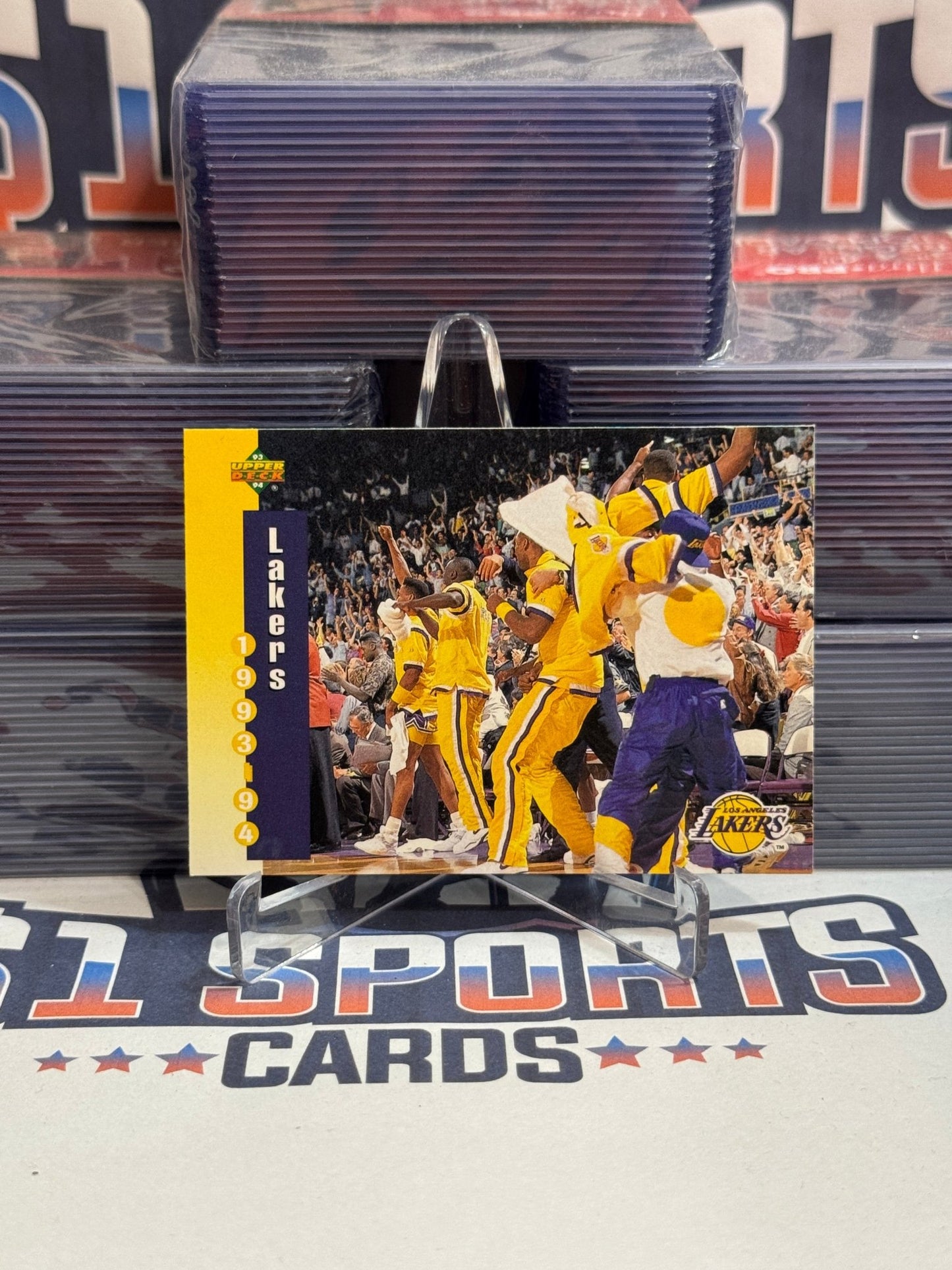 1994 Upper Deck Lakers Team Card #222