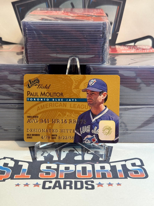 1995 Donruss Studio (Gold) Paul Molitor #10