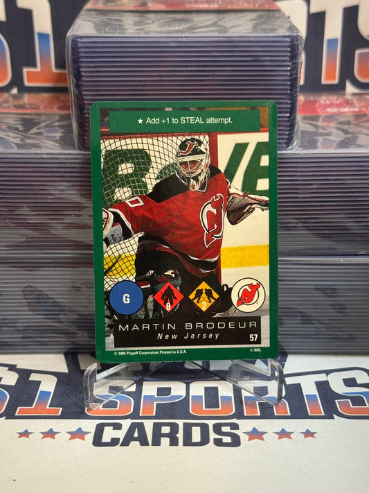 1995 Playoff One on One Martin Brodeur #57