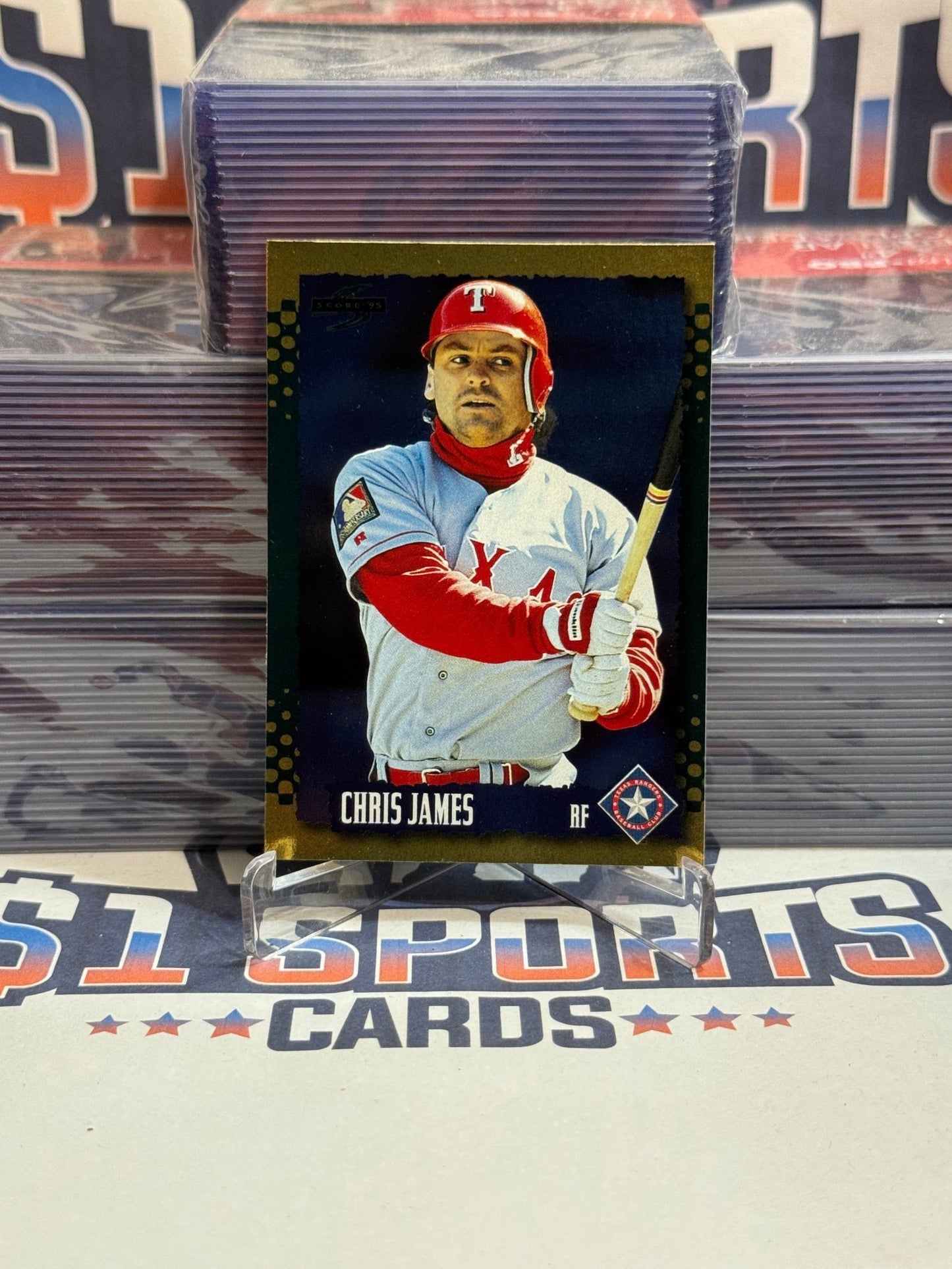 1995 Score (Gold Rush) Chris James #108