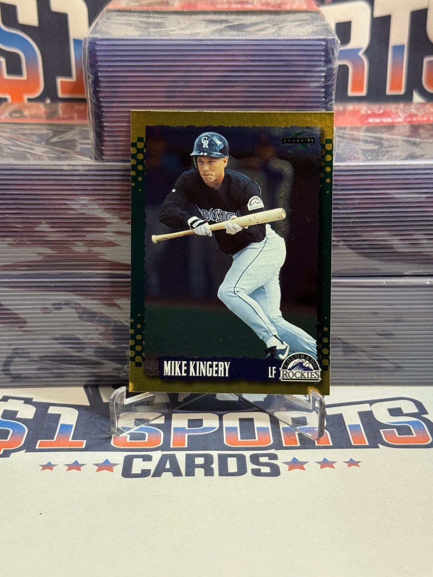 1995 Score (Gold Rush) Mike Kingery #156