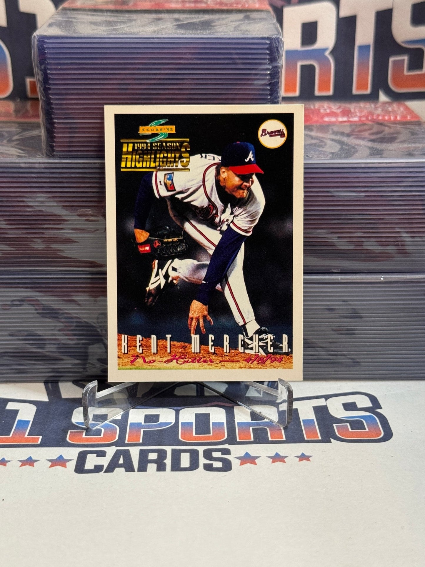 1995 Score (Highlights) Kent Merker #313