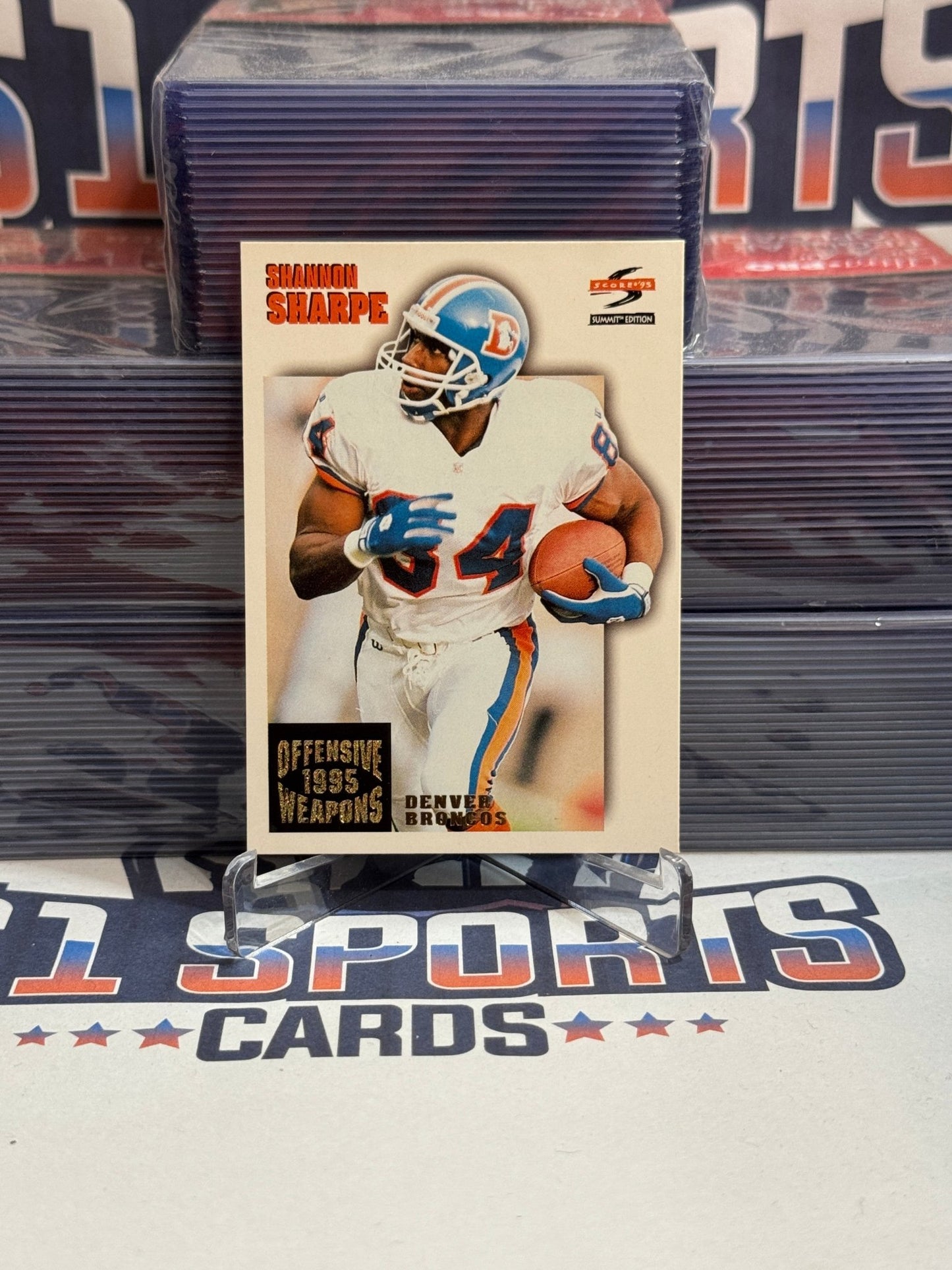 1995 Score (Offensive Weapons) Shannon Sharpe #192