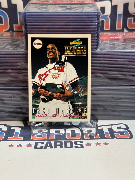 1995 Score (Season Highlights) Fred McGriff #316