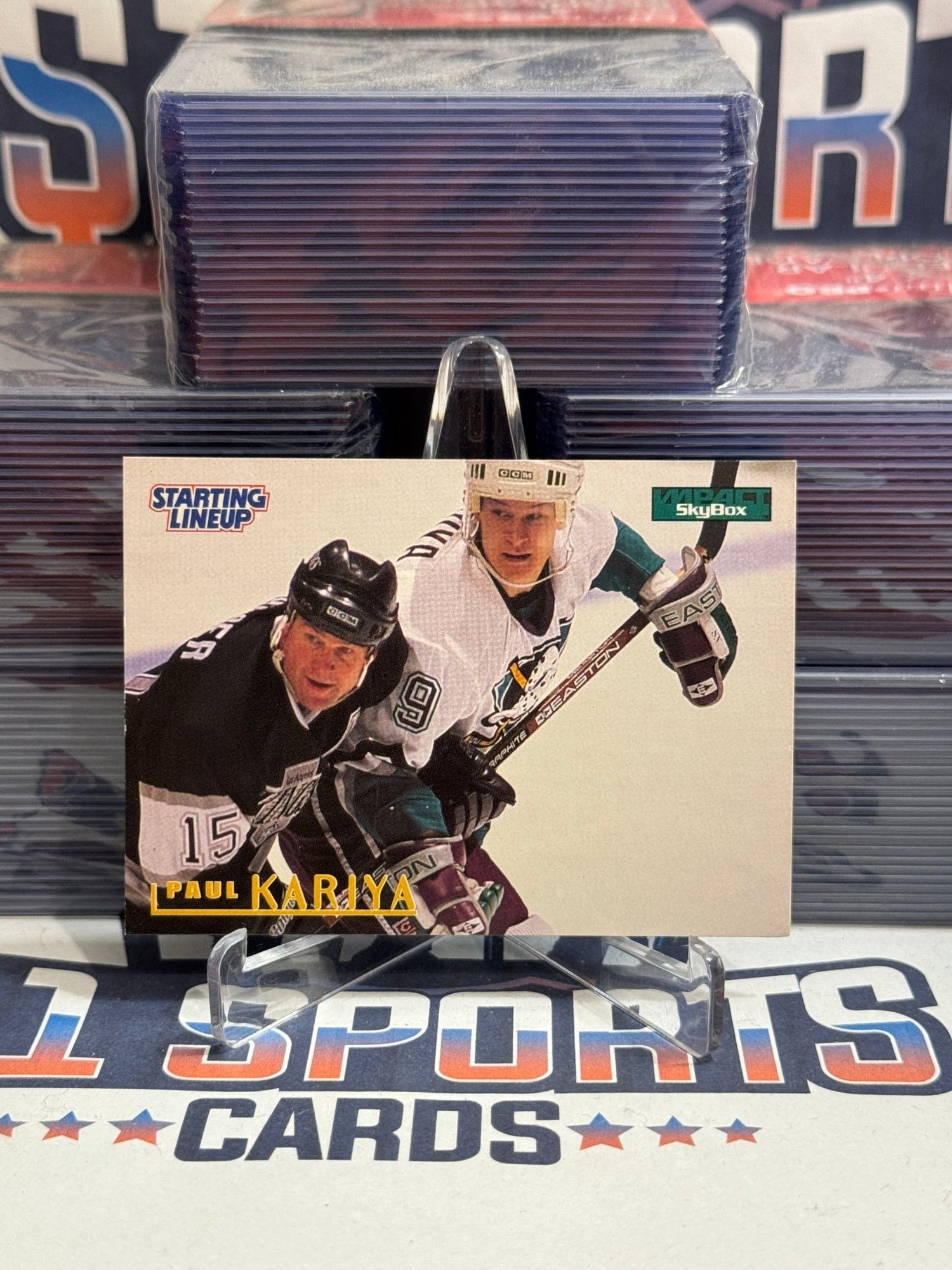 1995 Skybox Impact (Starting Lineup) Paul Kariya #NNO