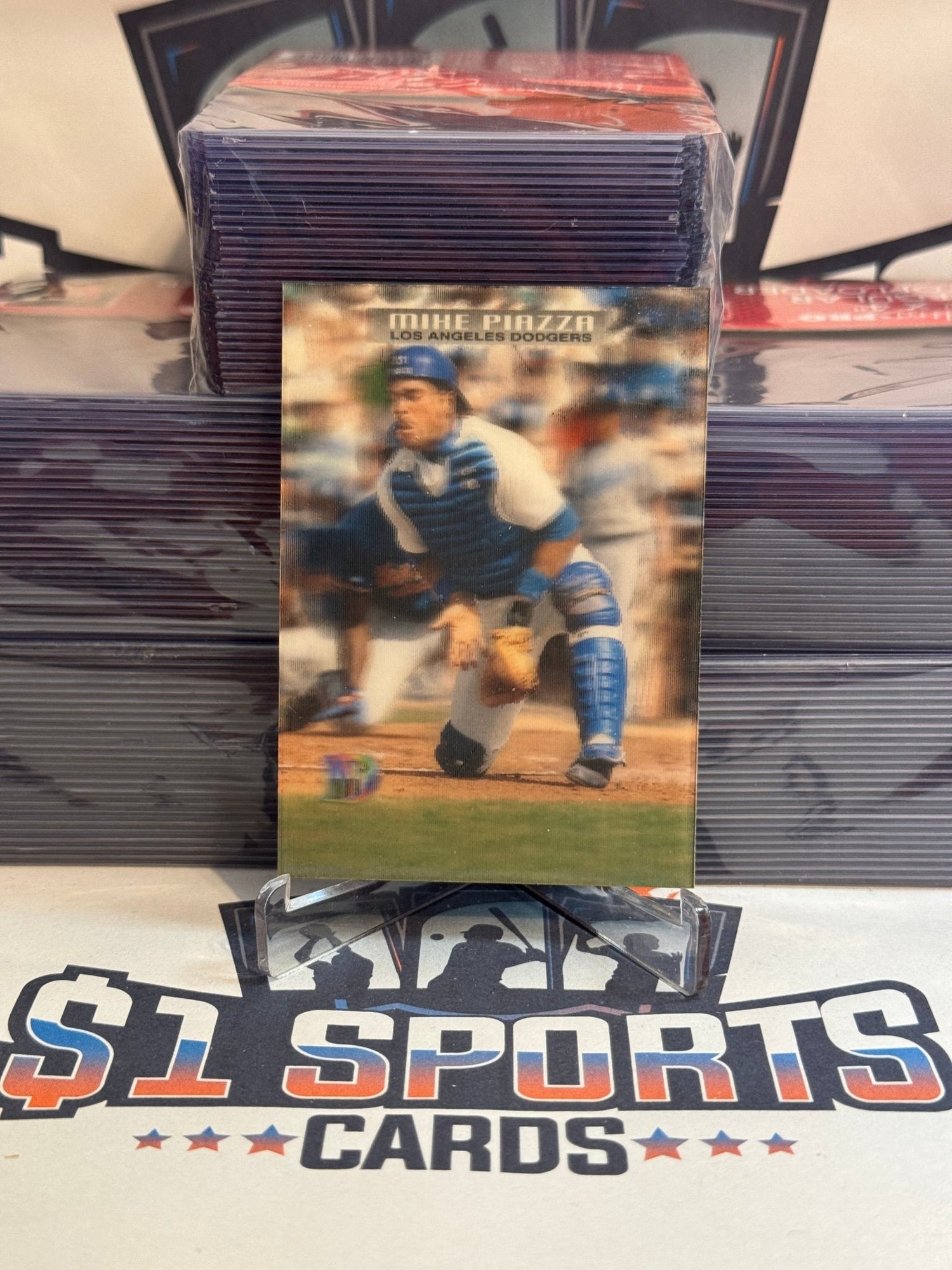 1995 Topps 3D Mike Piazza #27