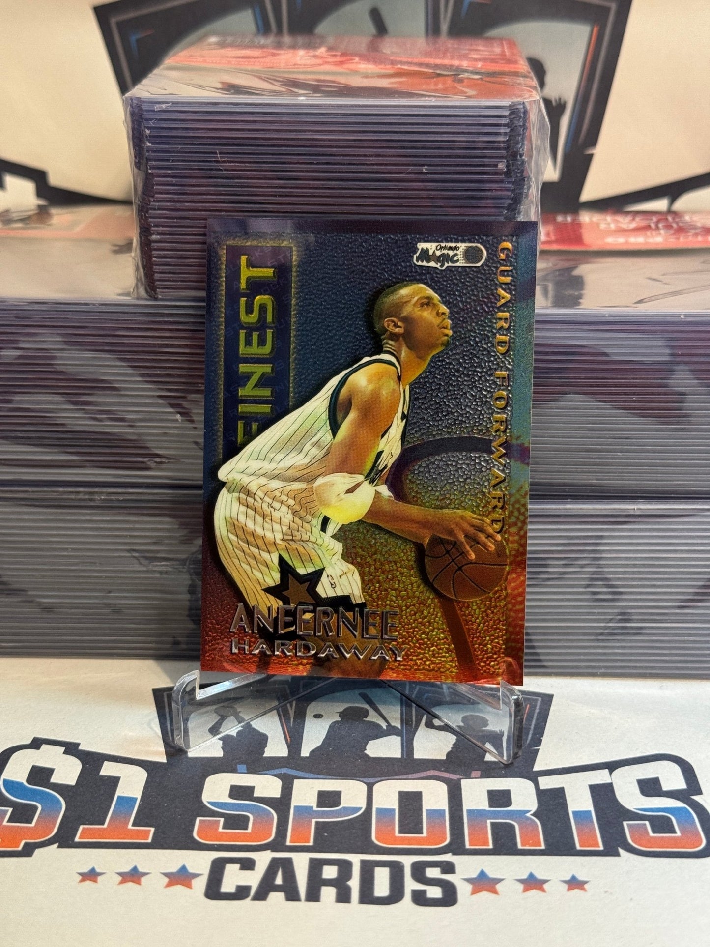 1995 Topps Finest (Borderless, Mystery) Anfernee Hardaway #M3