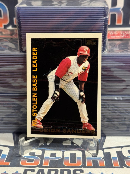 1995 Topps (League Leaders) Deion Sanders #LL19