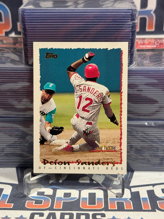 1995 Topps (National Packtime) Deion Sanders #17