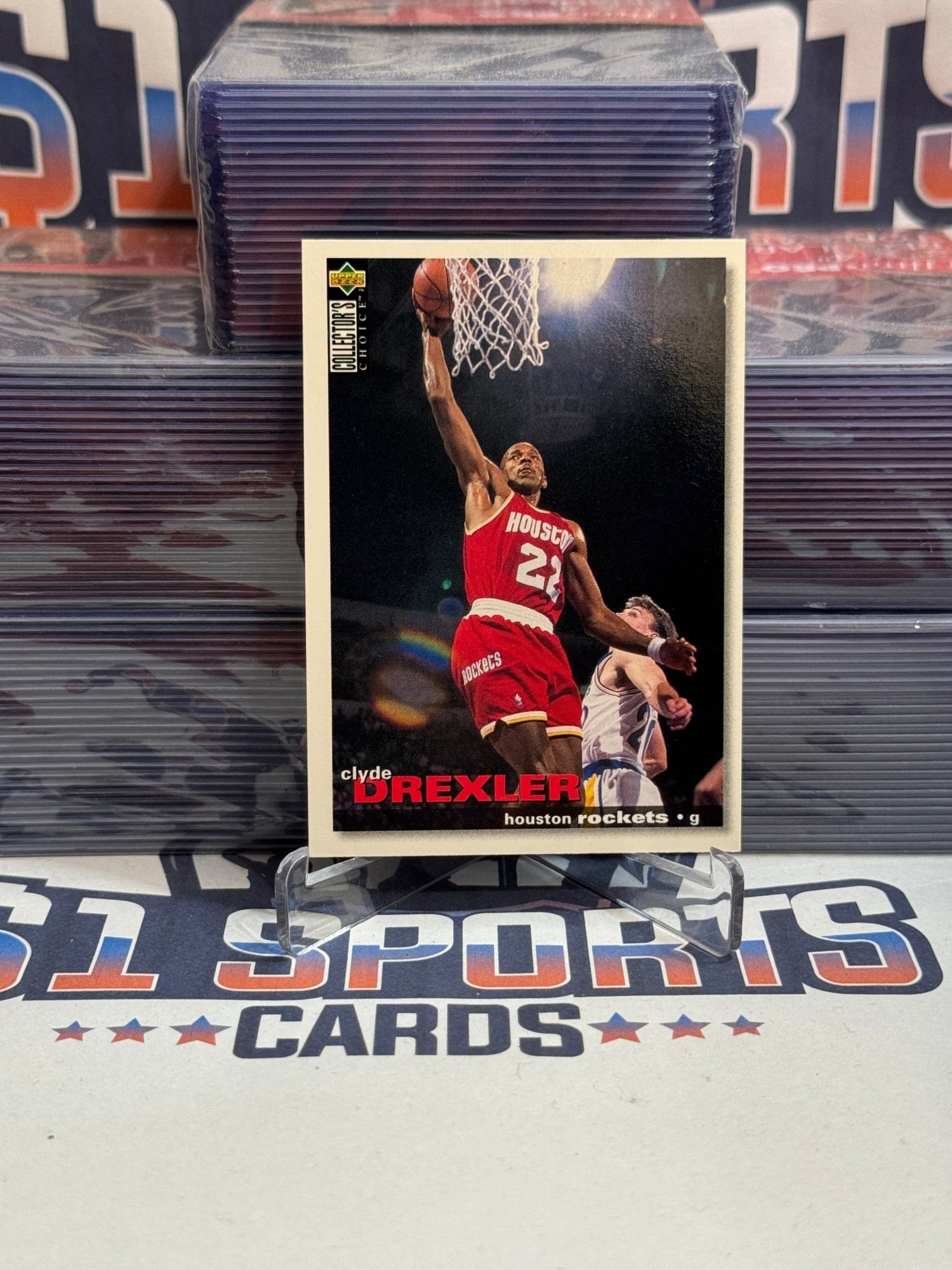 1995 Upper Deck Collector's Choice Clyde Drexler #22