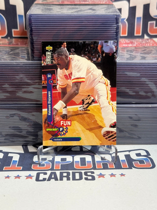 1995 Upper Deck Collector's Choice (NBA Fundamentals) Hakeem Olajuwon #175