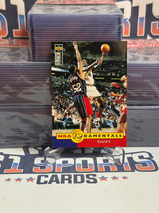 1995 Upper Deck Collector's Choice (NBA Fundamentals) Reggie Miller #190