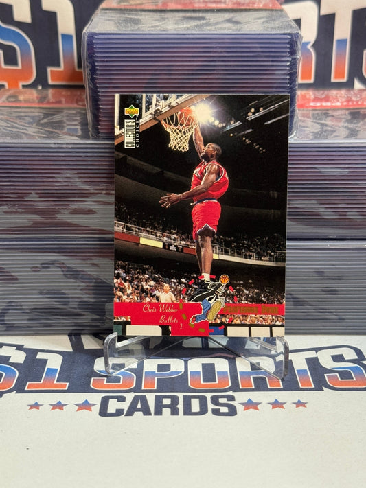 1995 Upper Deck Collector's Choice (Professor Dunk) Chris Webber #200