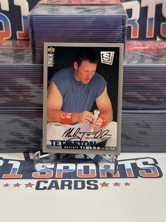 1995 Upper Deck Collector's Choice (Silver Signature) Mickey Tettleton #221