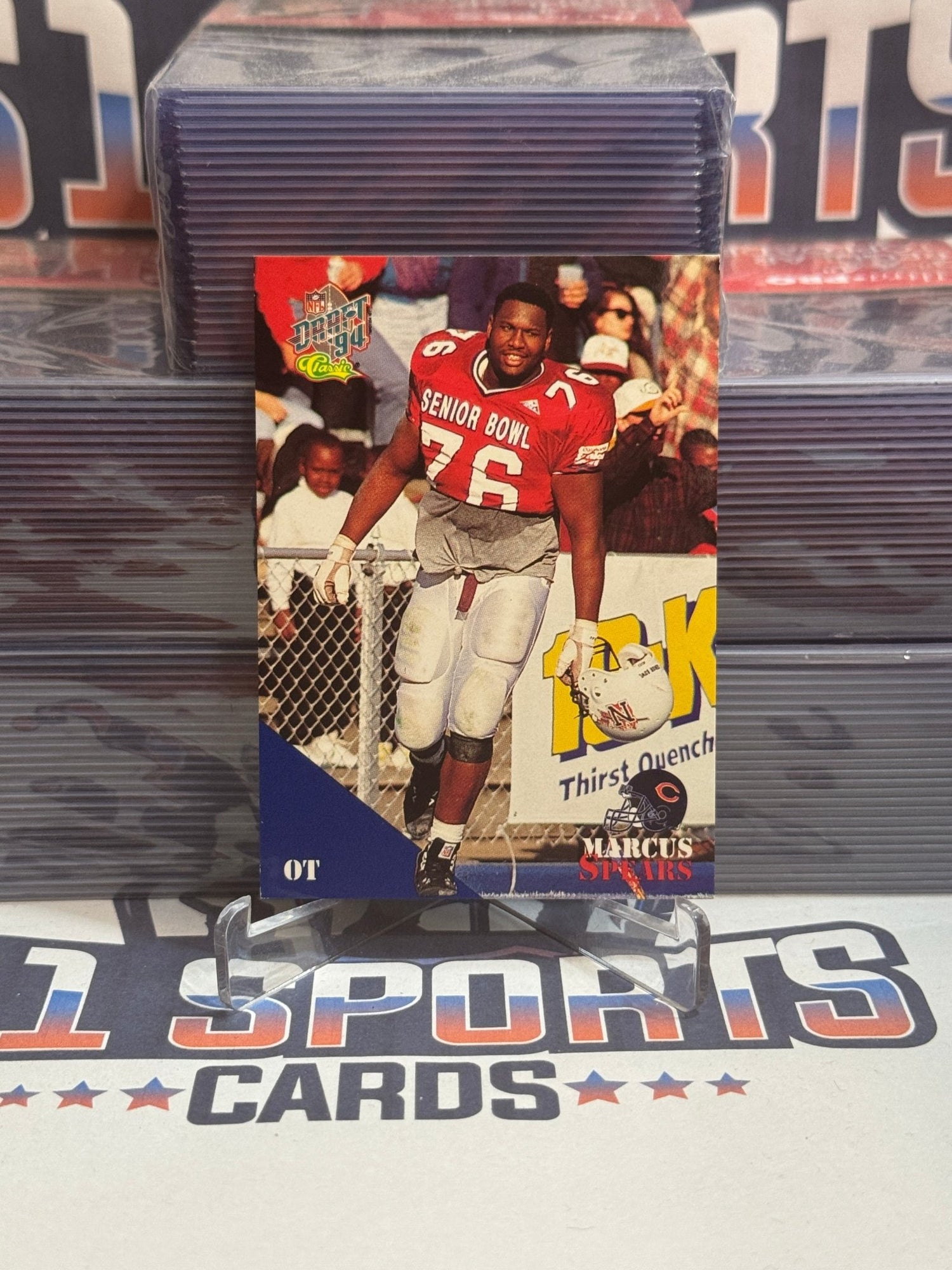 1996 Classic NFL Draft Marcus Spears Rookie #36