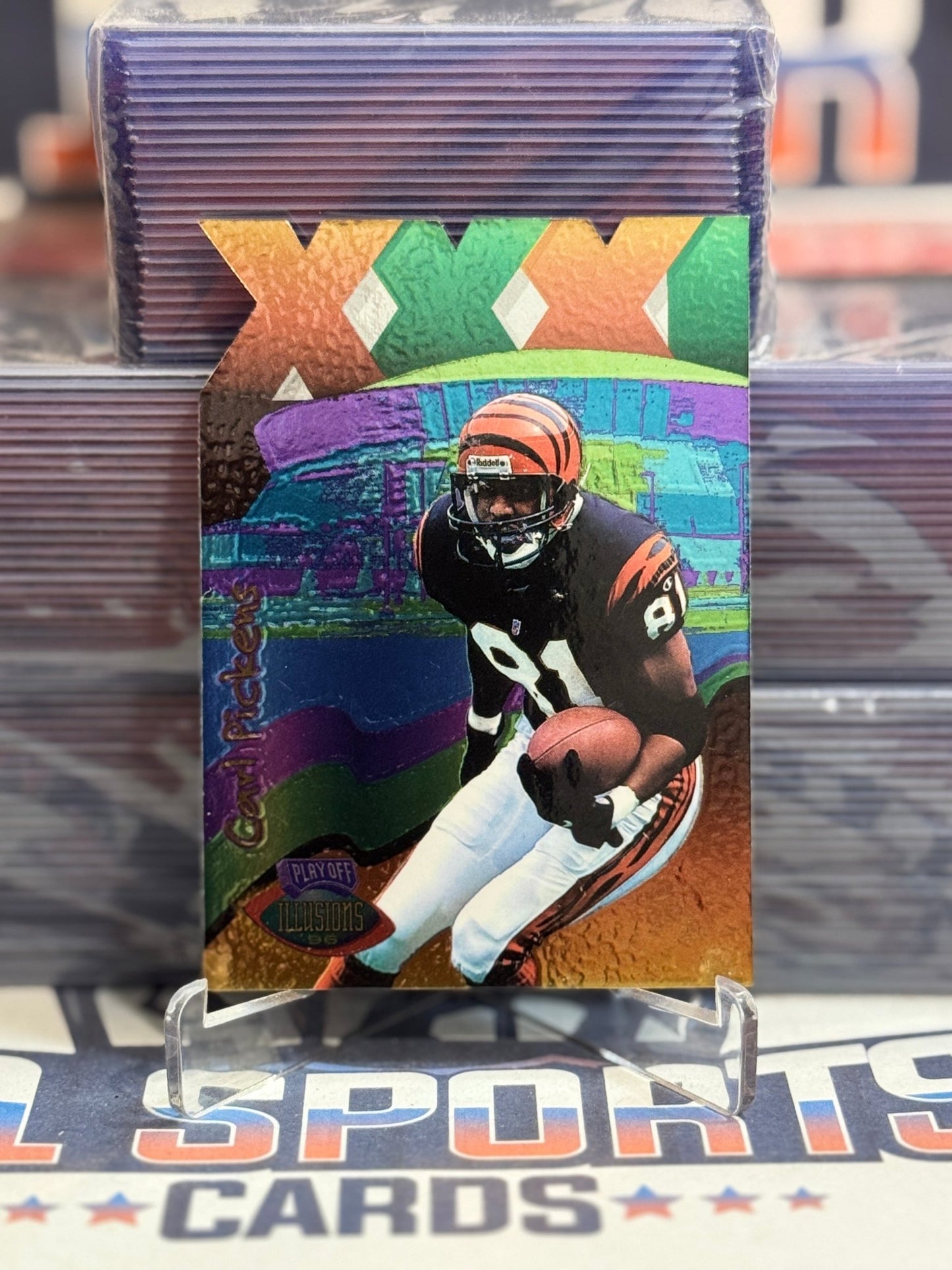 1996 Playoff Illusions Carl Pickens 101