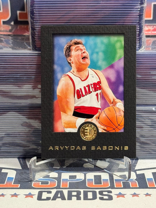 1996 Skybox E-XL Arvydas Sabonis Rookie 68