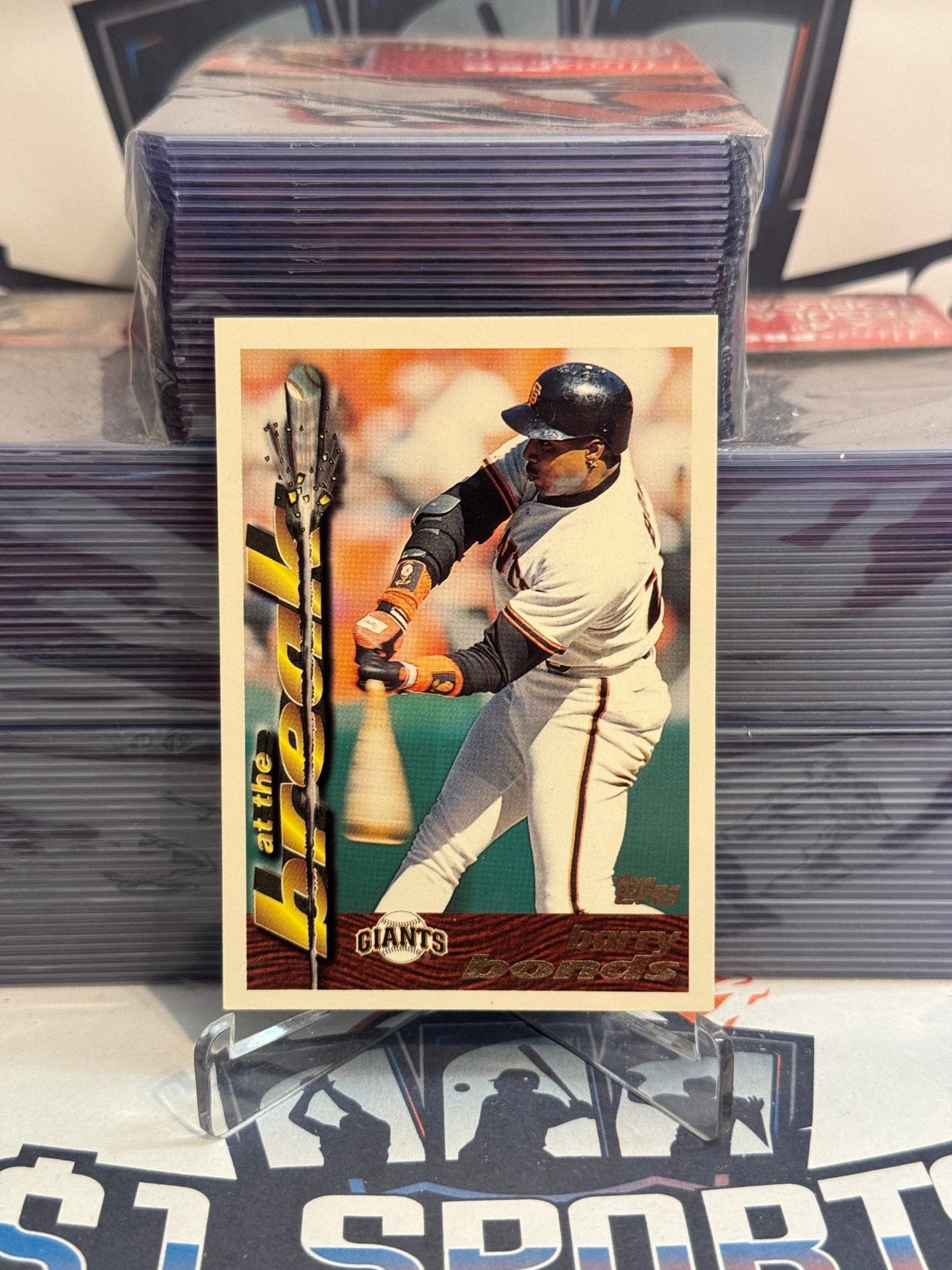 1996 Topps (At The Break) Barry Bonds #3