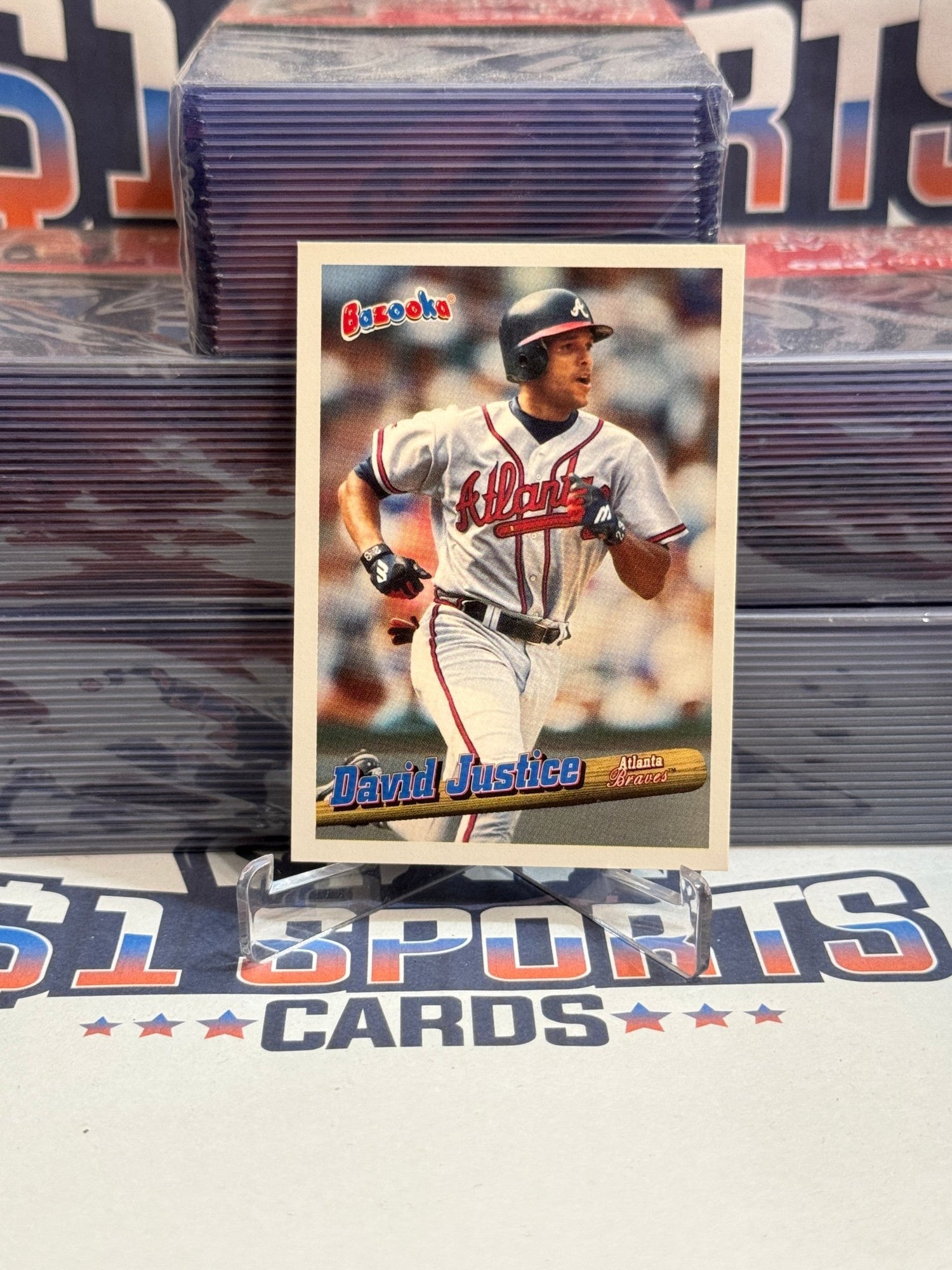 1996 Topps Bazooka David Justice #116