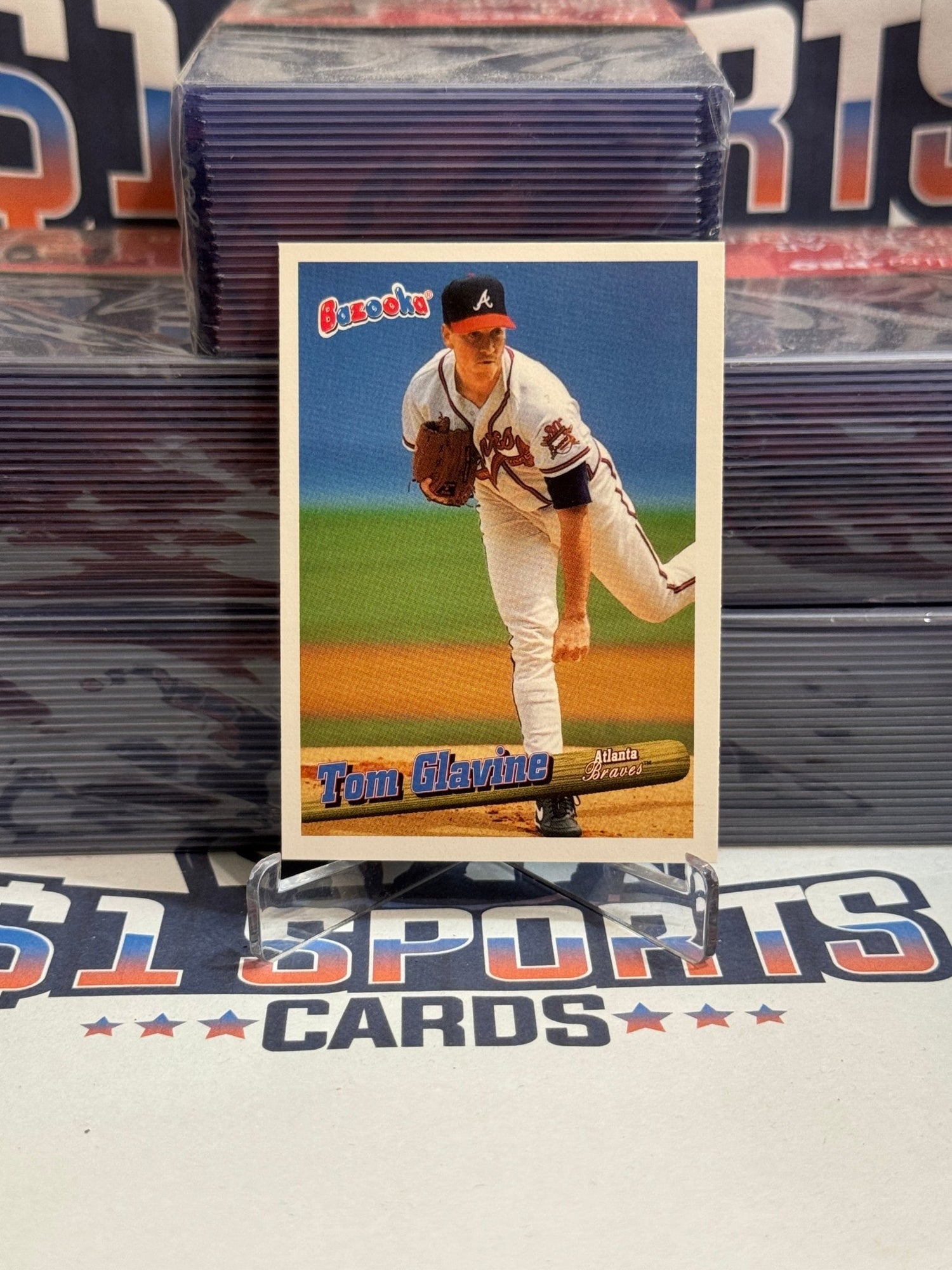 1996 Topps Bazooka Tom Glavine #44