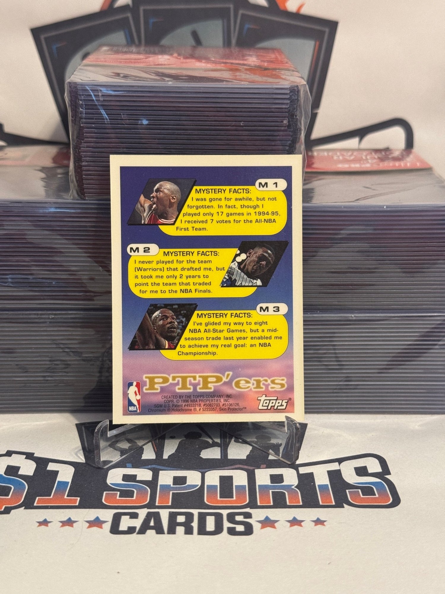 1996 Topps Chrome (Mystery, Michael Jordan on Back) Anfernee Hardaway #M2