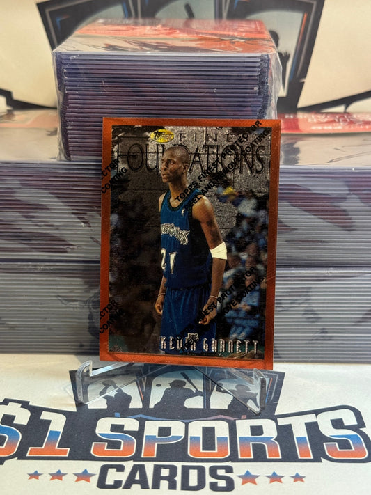 1996 Topps Finest (Foundations) Kevin Garnett #205