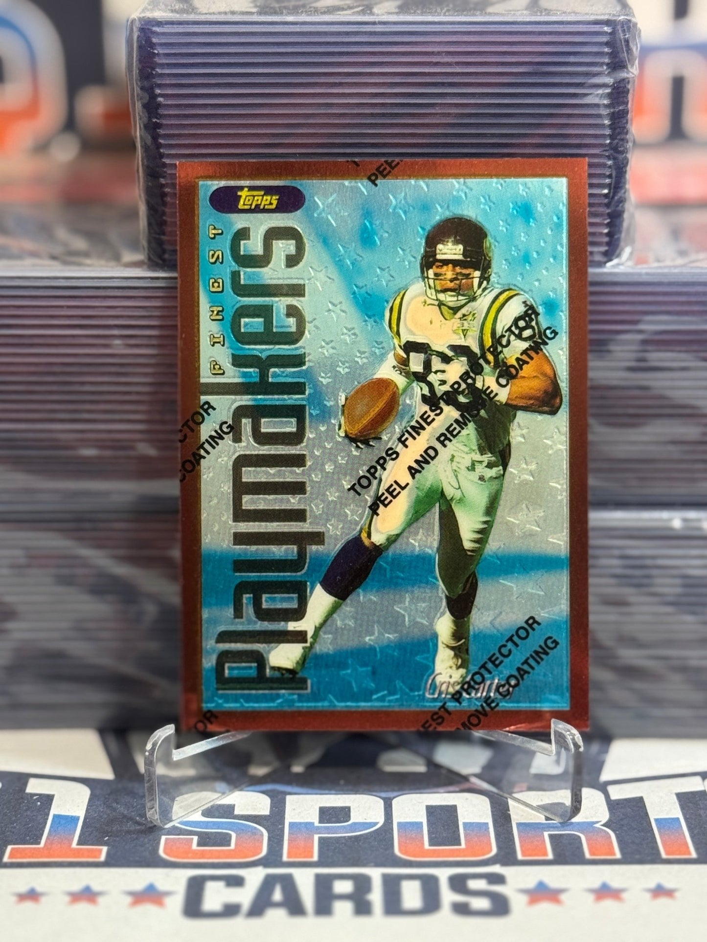 1996 Topps Finest (Playmakers) Cris Carter 312