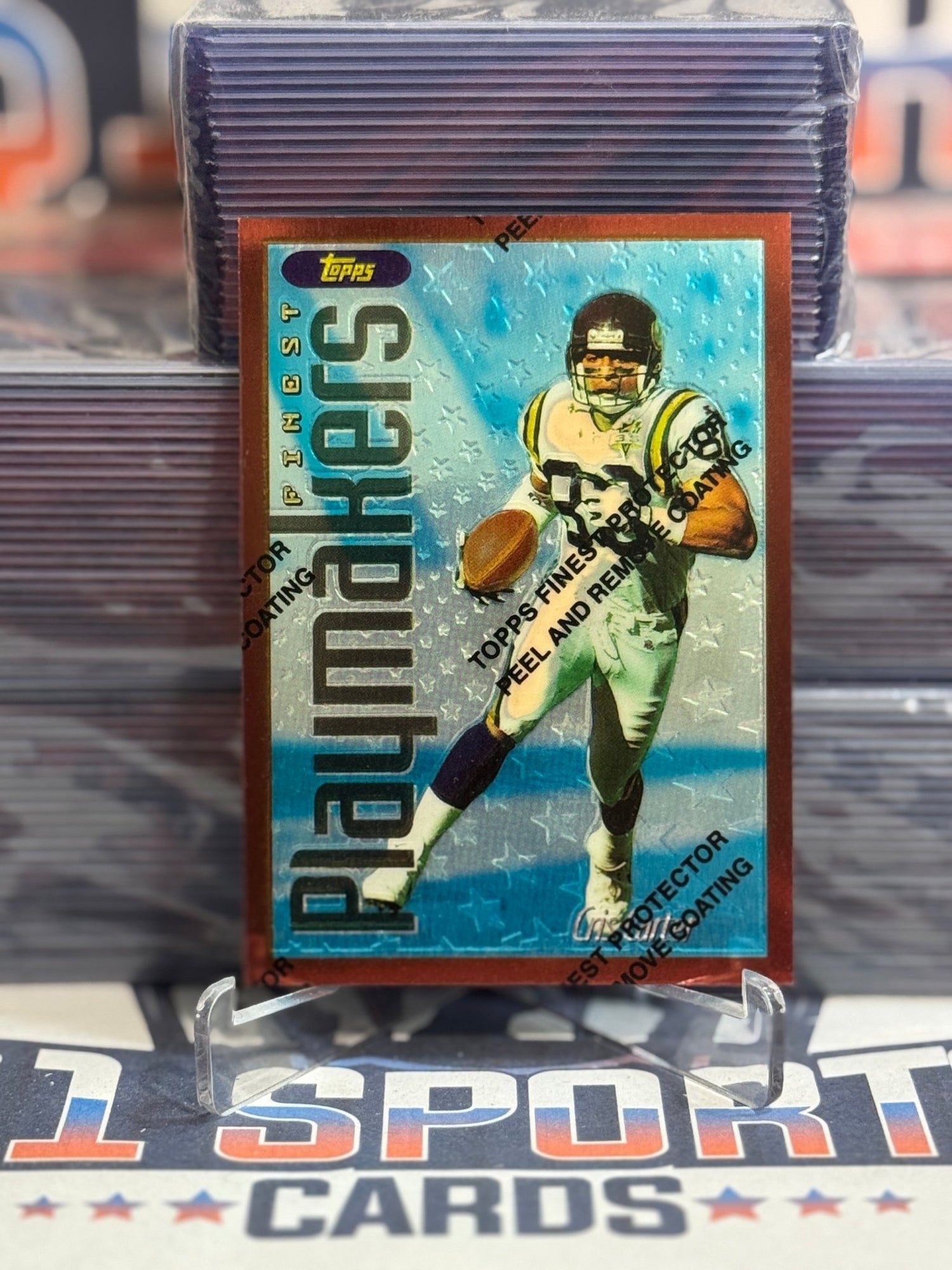 1996 Topps Finest (Playmakers) Cris Carter 312