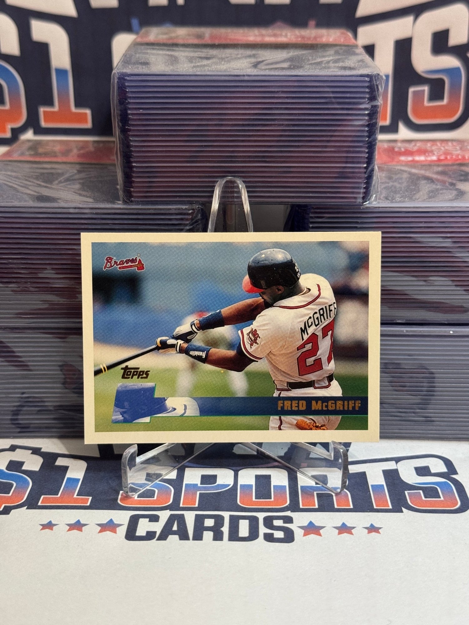 1996 Topps Fred McGriff #389