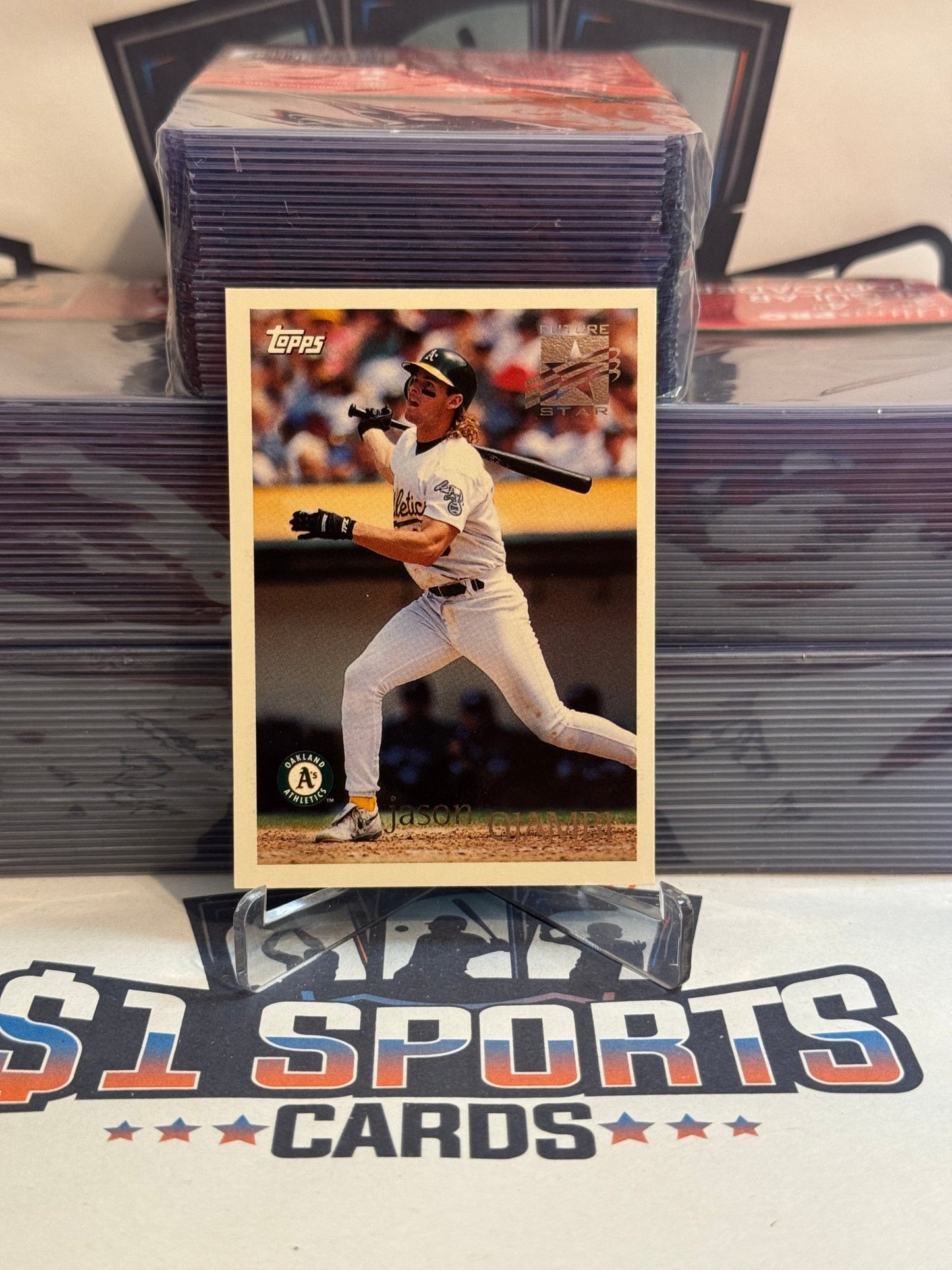1996 Topps (Future Star) Jason Giambi Rookie #210