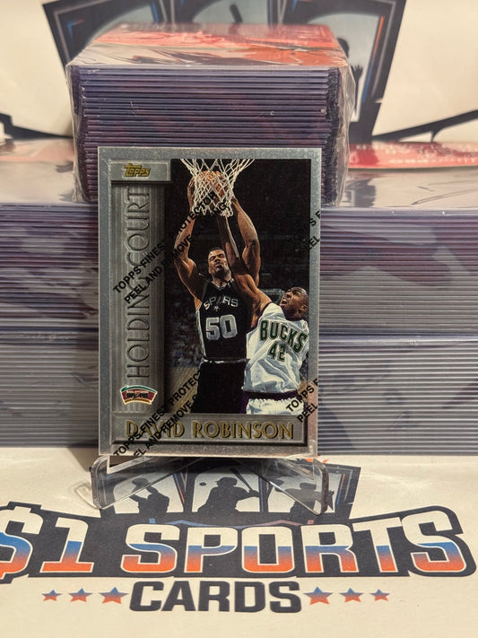 1996 Topps (Holding Court) David Robinson #HC13