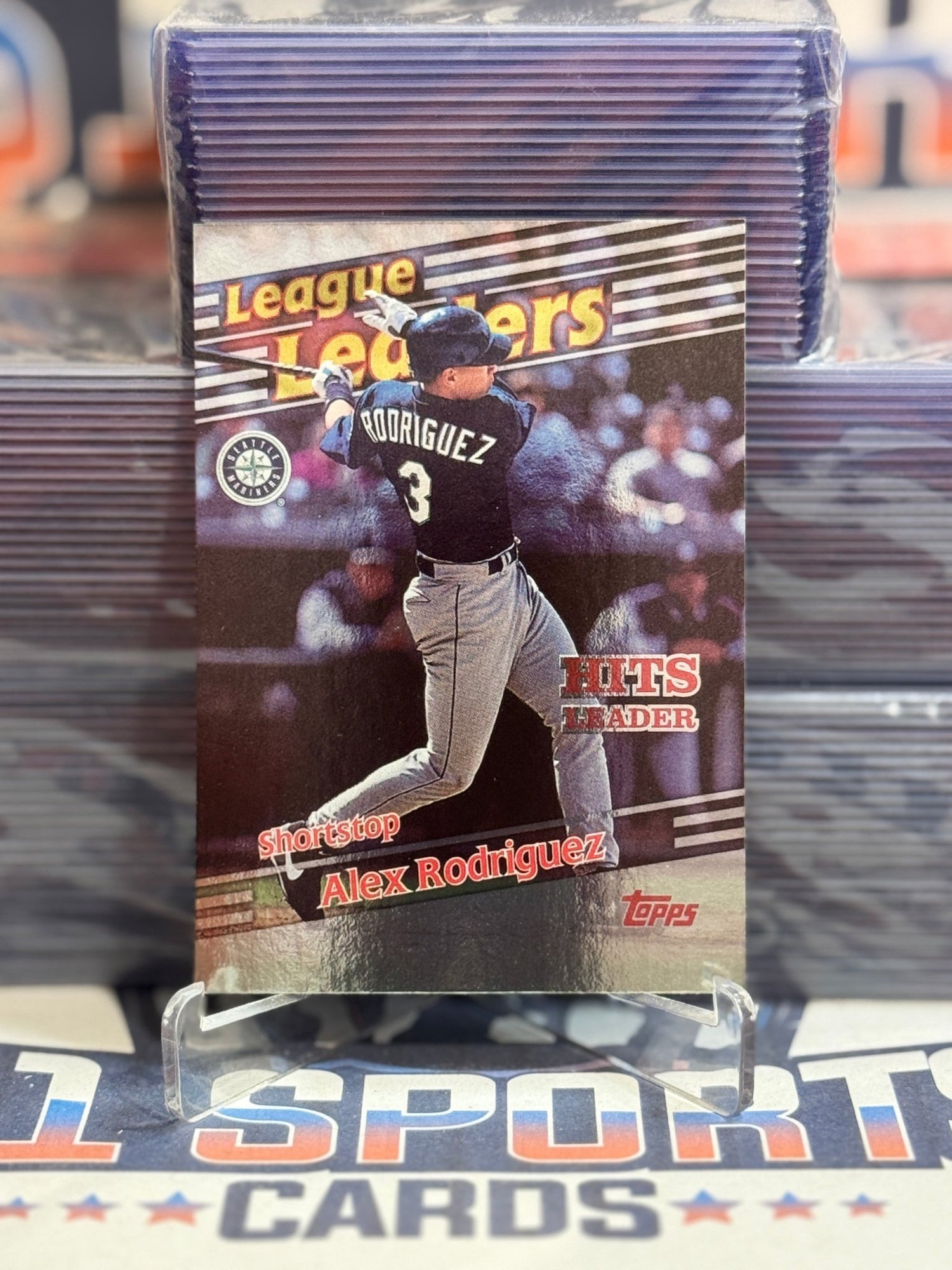 1996 Topps (League Leaders) Alex Rodriguez 228
