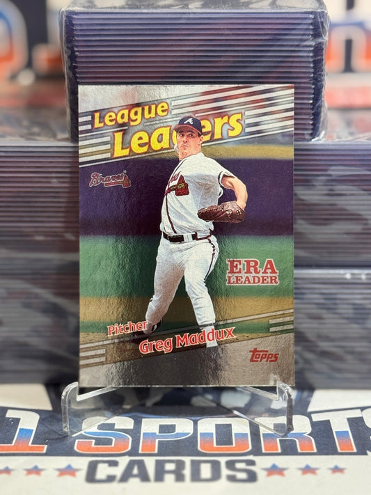 1996 Topps (League Leaders) Greg Maddux 231
