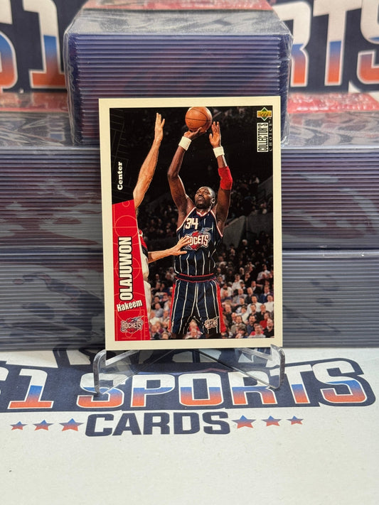 1996 Upper Deck Collector's Choice Hakeem Olajuwon #58